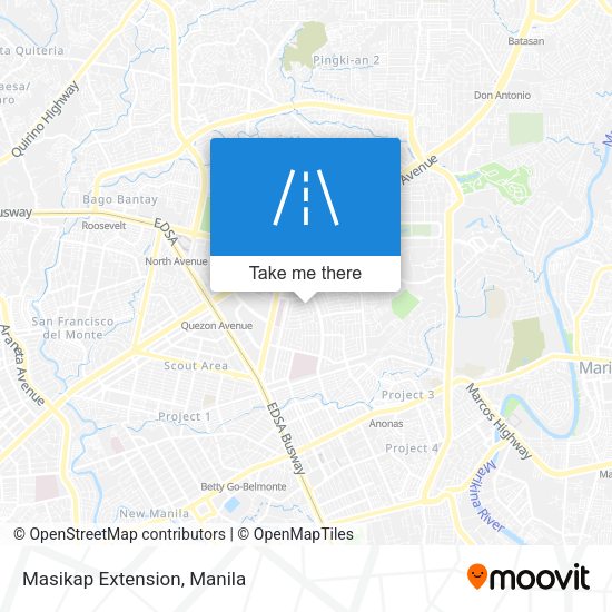 Masikap Extension map