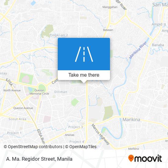 A. Ma. Regidor Street map