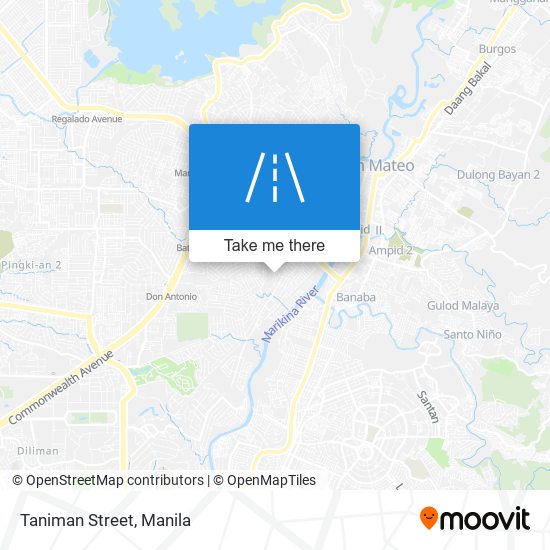 Taniman Street map