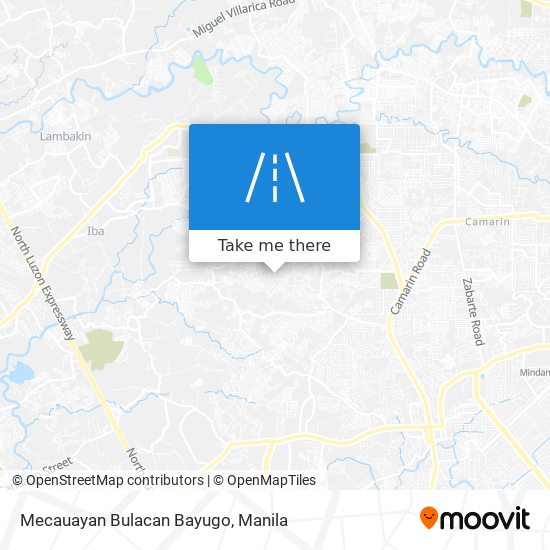 Mecauayan  Bulacan Bayugo map