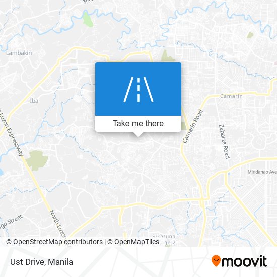 Ust Drive map