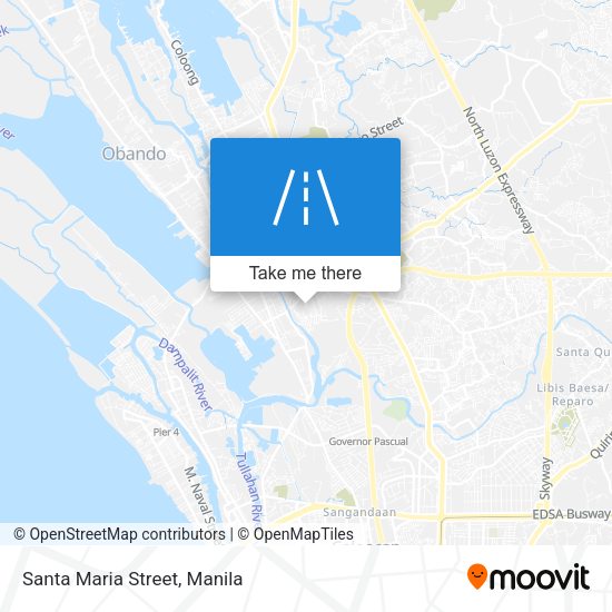 Santa Maria Street map