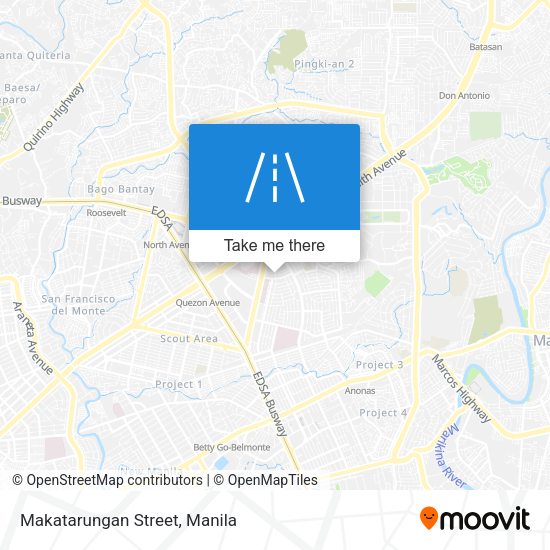 Makatarungan Street map