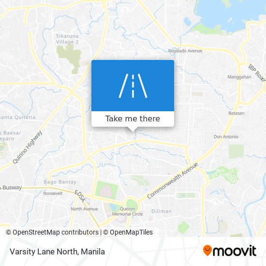 Varsity Lane North map