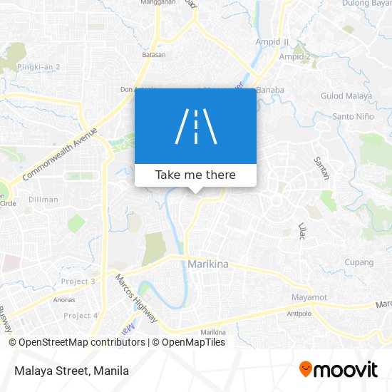 Malaya Street map