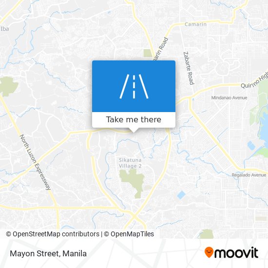 Mayon Street map