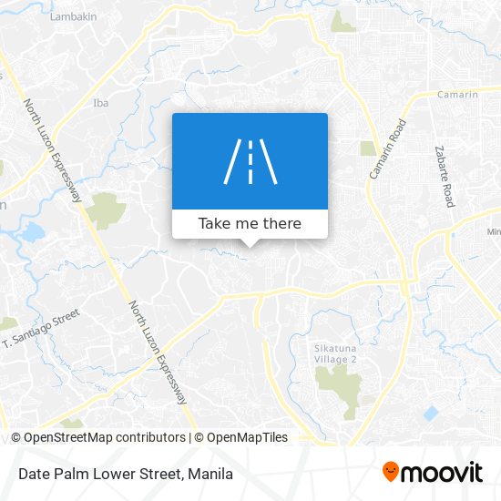 Date Palm Lower Street map