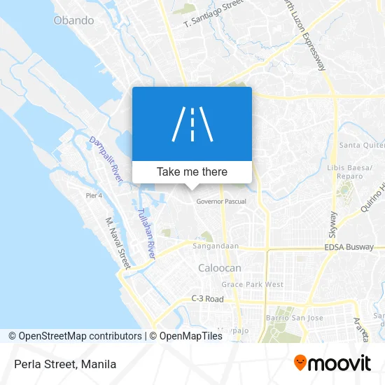 Perla Street map