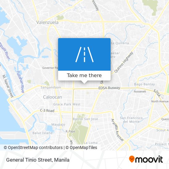 General Tinio Street map