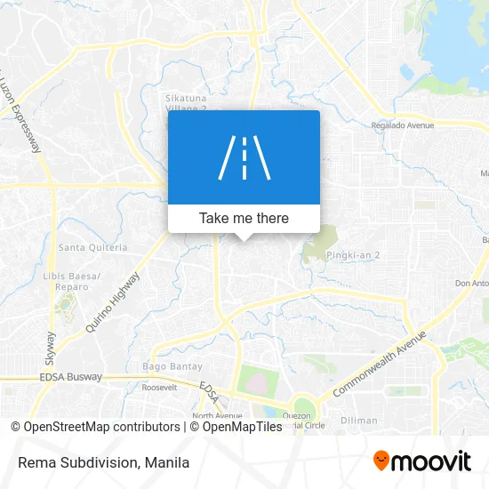 Rema Subdivision map