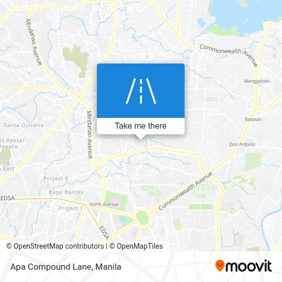 Apa Compound Lane map