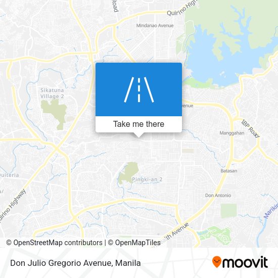 Don Julio Gregorio Avenue map