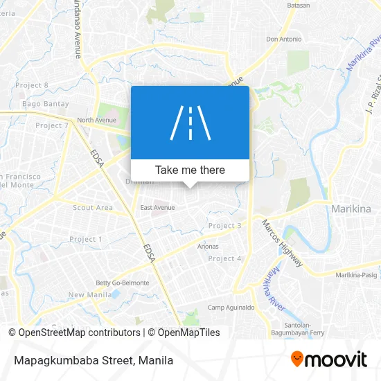 Mapagkumbaba Street map