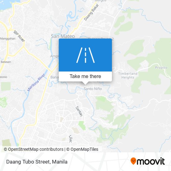 Daang Tubo Street map