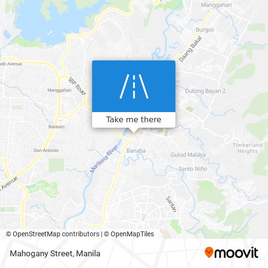 Mahogany Street map