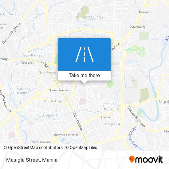 Masigla Street map