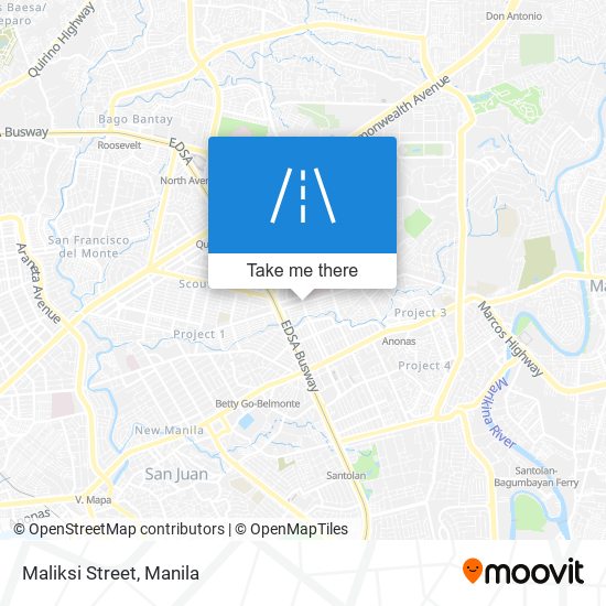 Maliksi Street map