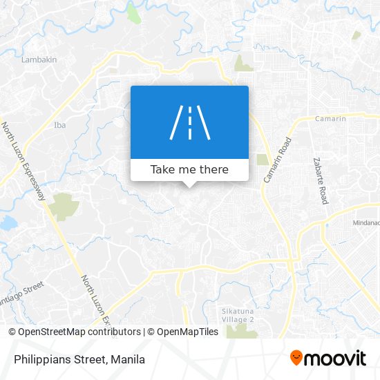 Philippians Street map