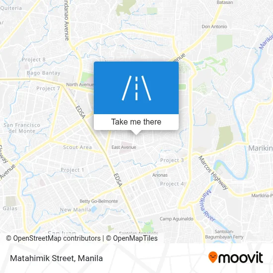 Matahimik Street map