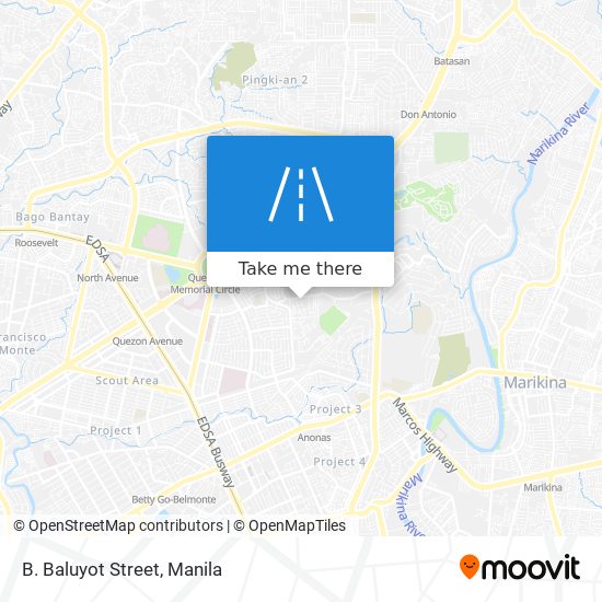 B. Baluyot Street map