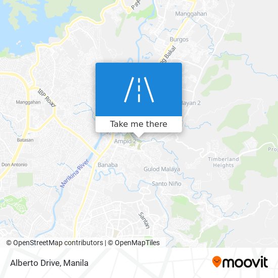 Alberto Drive map