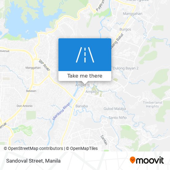 Sandoval Street map