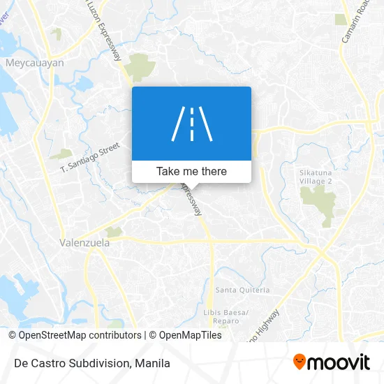 De Castro Subdivision map