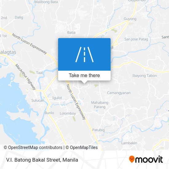 V.I. Batong Bakal Street map