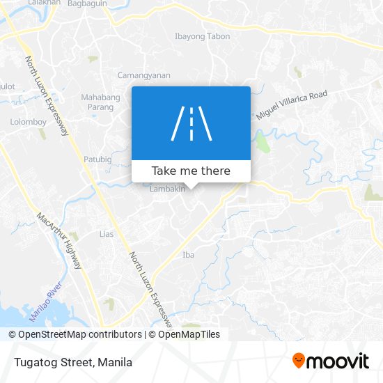 Tugatog Street map