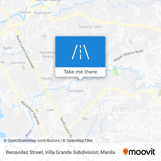 Benavidez Street, Villa Grande Subdivision map
