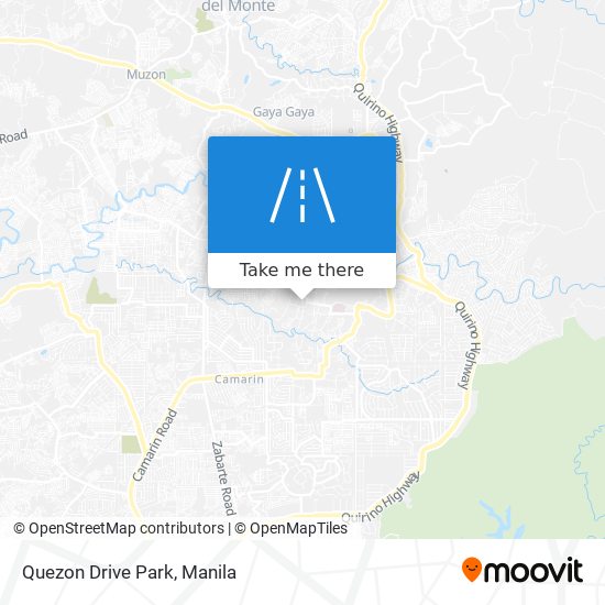 Quezon Drive Park map