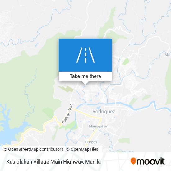 Kasiglahan Village Main Highway map