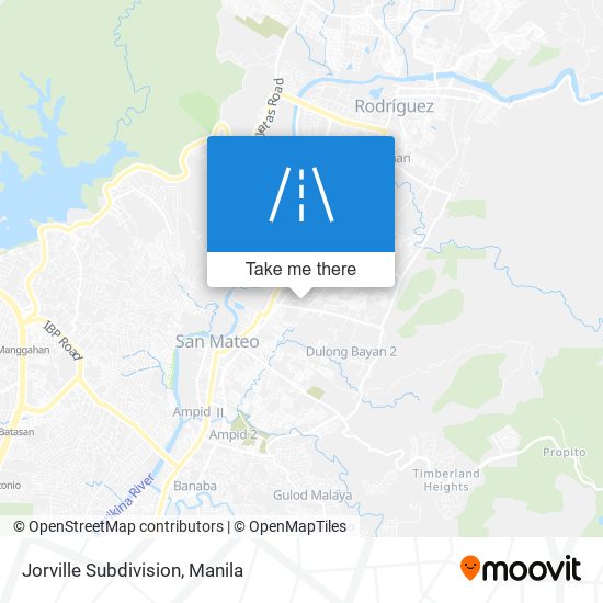 Jorville Subdivision map