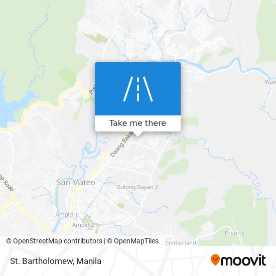 St. Bartholomew map