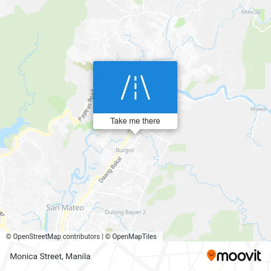 Monica Street map