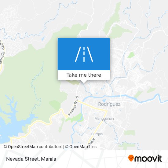 Nevada Street map