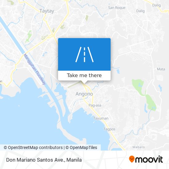 Don Mariano Santos Ave. map