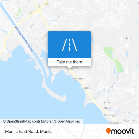 Manila East Road map