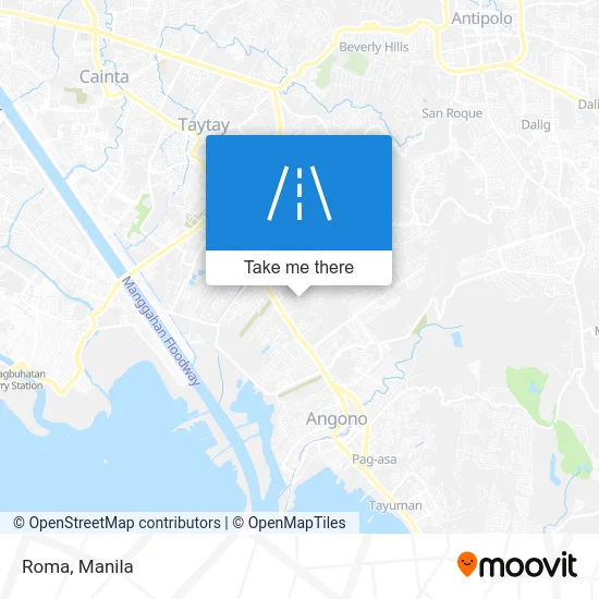 Roma map