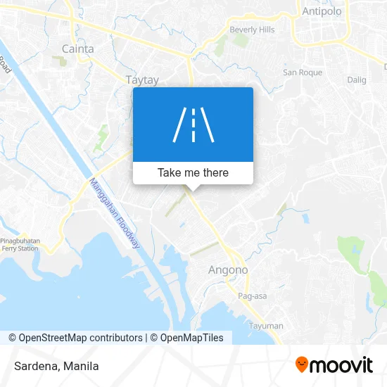 Sardena map