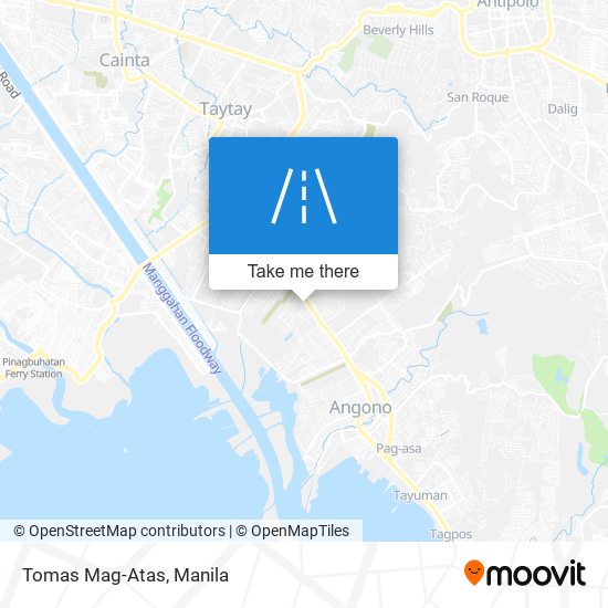 Tomas Mag-Atas map