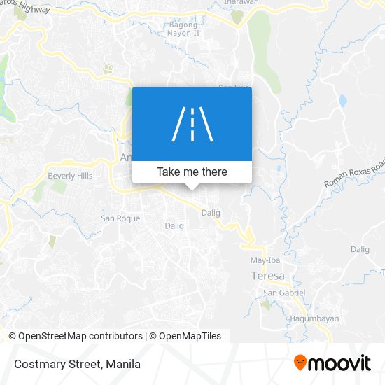 Costmary Street map