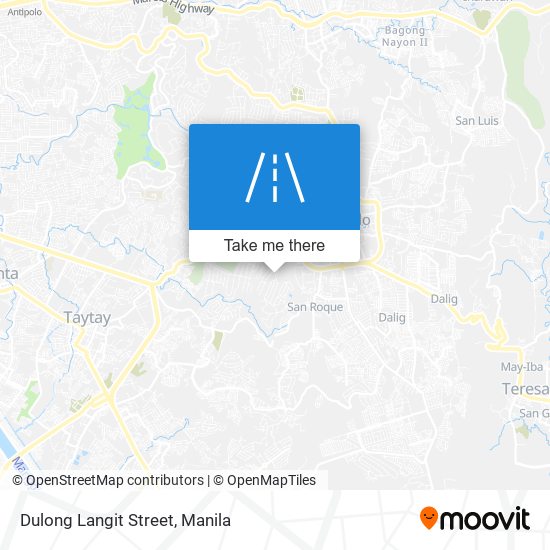 Dulong Langit Street map