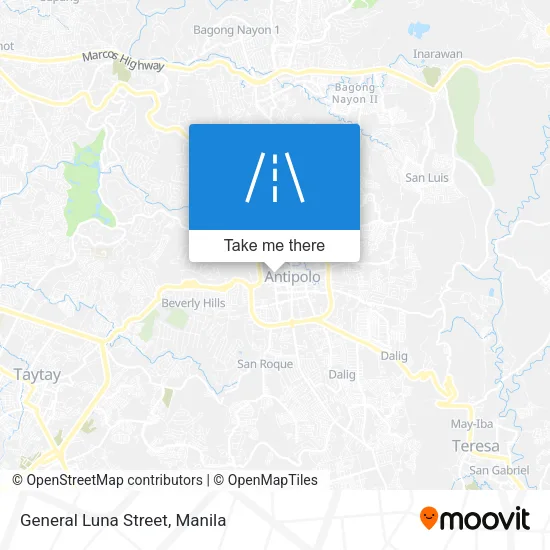 General Luna Street map