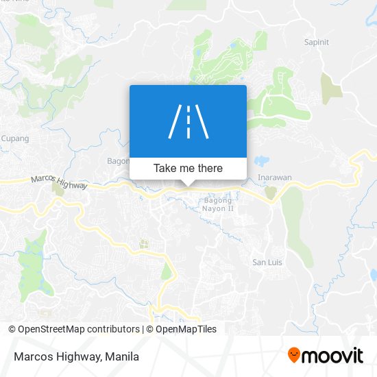 Marcos Highway map