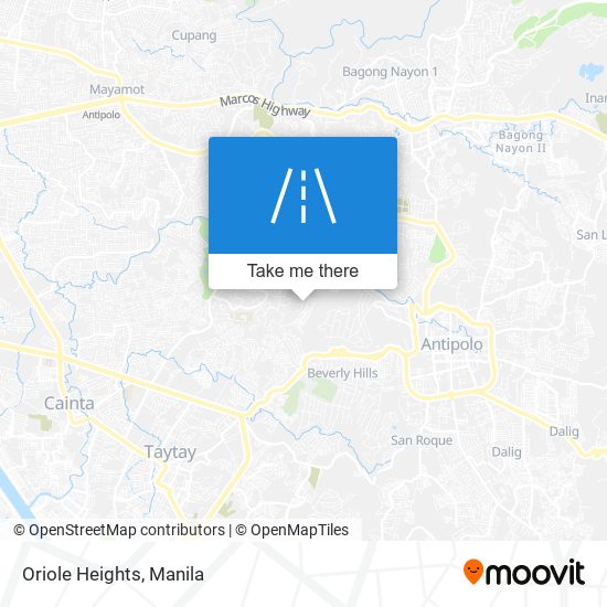 Oriole Heights map