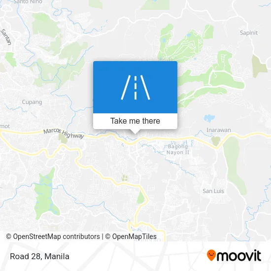 Road 28 map