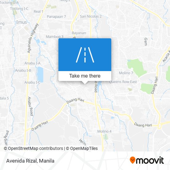 Avenida Rizal map