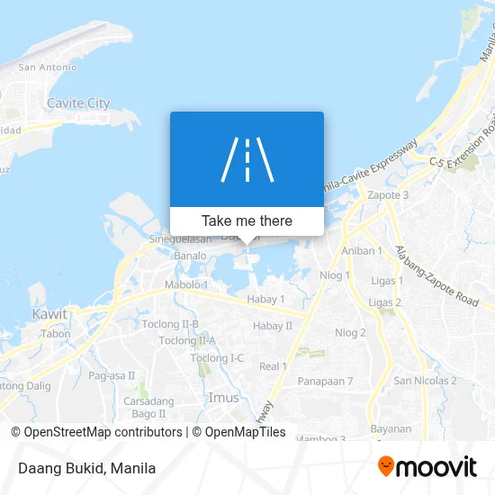 Daang Bukid map