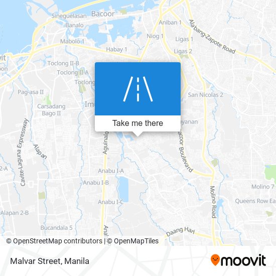 Malvar Street map